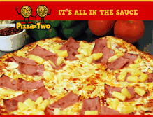 Tablet Screenshot of pizzaxtwo.com